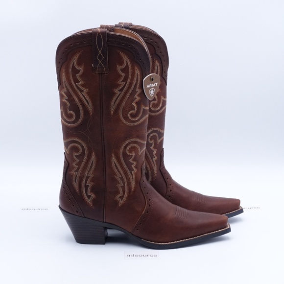 NEW Size 8.5 Women's ARIAT Heritage Western X-Toe Boots 10005908 Vintage Carmel - Picture 3 of 10